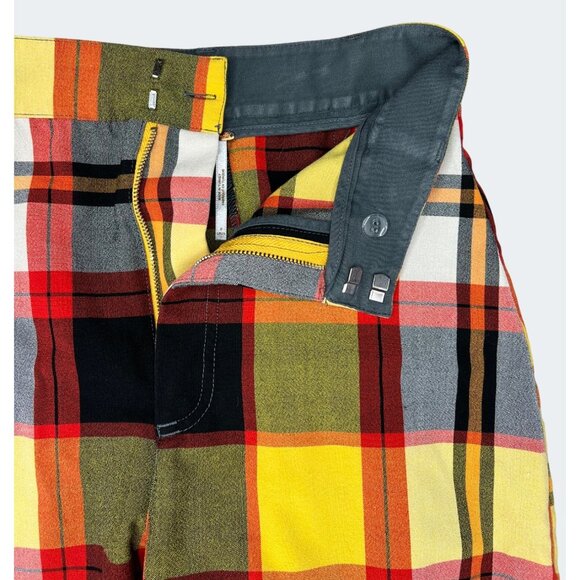 Free People Plaid Jules High-Waisted Flared Wide Leg Pants Size US 0 UK 4 - Picture 13 of 16